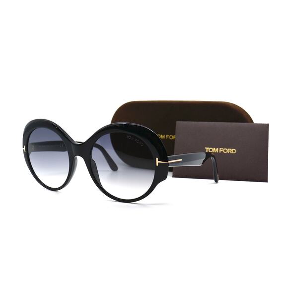 Tom Ford Accessories - NEW TOM FORD TF873/S 01B GINGER BLACK GREY LENS AUTHENTIC SUNGLASSES